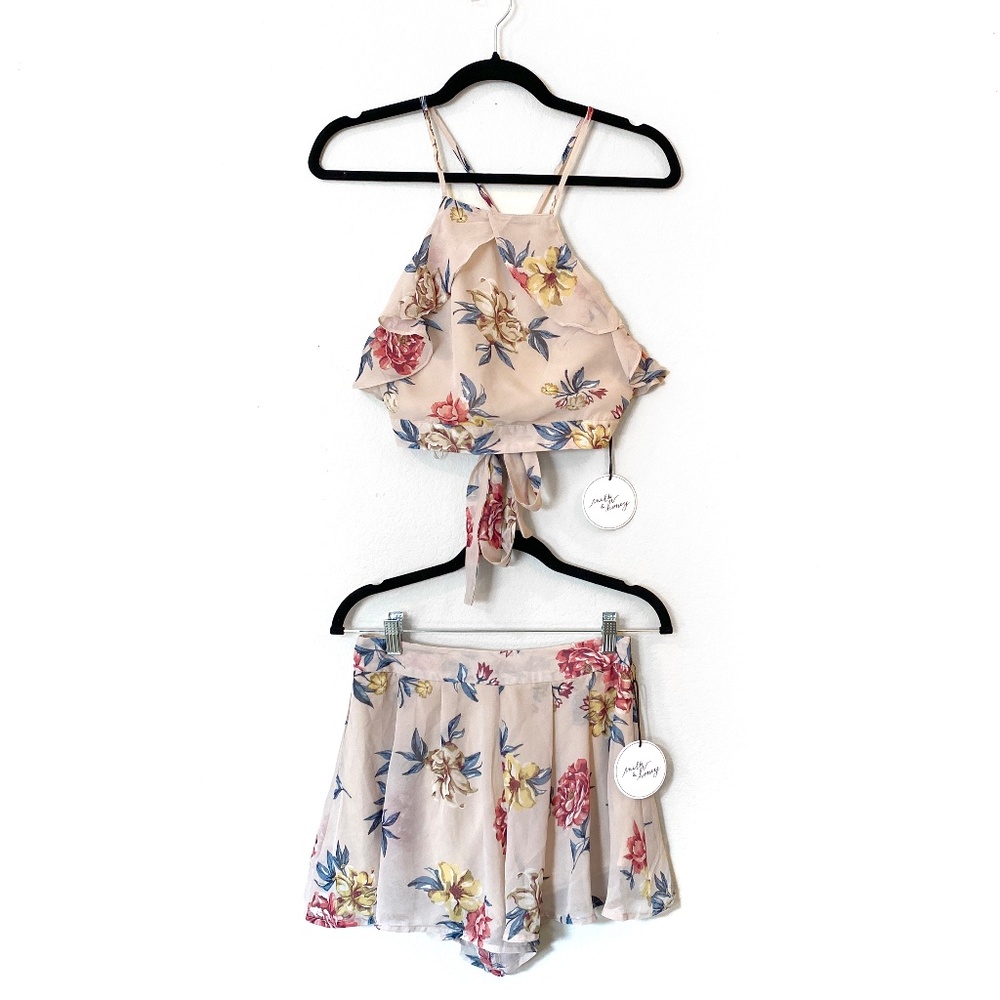 NWT Two Piece Floral Set